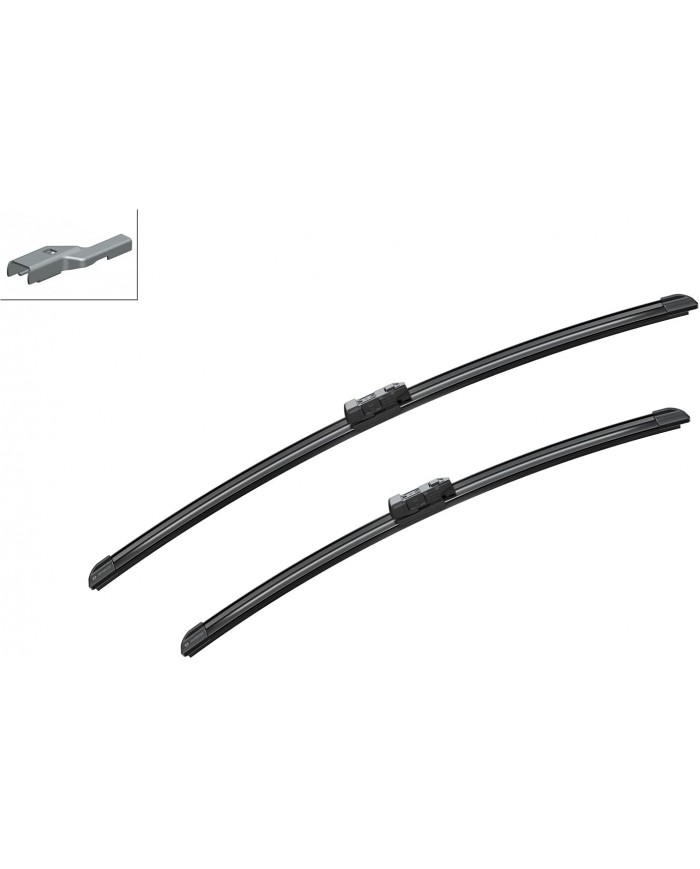 Tergicristalli Bosch Aerotwin A296S, Lunghezza 600mm/500mm, 1 set per parabrezza anteriore Tergicristalli Bosch Aerotwin A296S, Lunghezza 600mm/500mm, 1 set per parabrezza anteriore