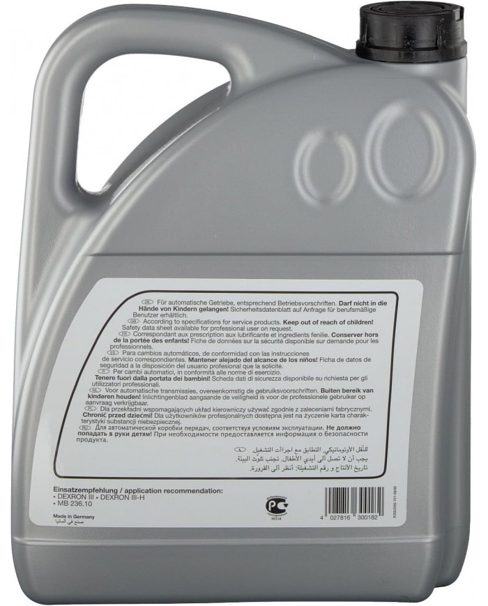 febi bilstein 22806 olio per cambi automatici (ATF) trasmissioni automatiche, convertitore e sterzo idraulico | MERCEDES BENZ febi bilstein 22806 olio per cambi automatici (ATF) trasmissioni automatiche, convertitore e sterzo idraulico | MERCEDES BENZ