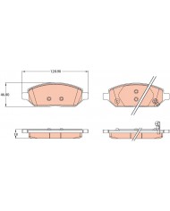 Trw GDB2135 Pastiglia Freno Trw GDB2135 Pastiglia Freno