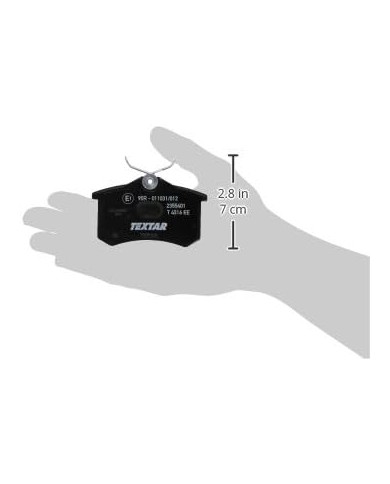 Textar 2355401 Kit Pastiglie Freno, Freno A Disco Textar 2355401 Kit Pastiglie Freno, Freno A Disco