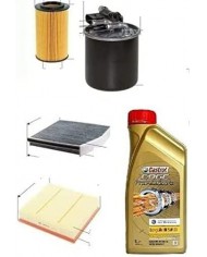 Kit Filtri Tagliando Classe A W176 180 CDI 80 Kw + 7 Litri Olio 5w30