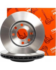 2 dischi freno Trw Ø257 mm Set anteriore 2 dischi freno Trw Ø257 mm Set anteriore