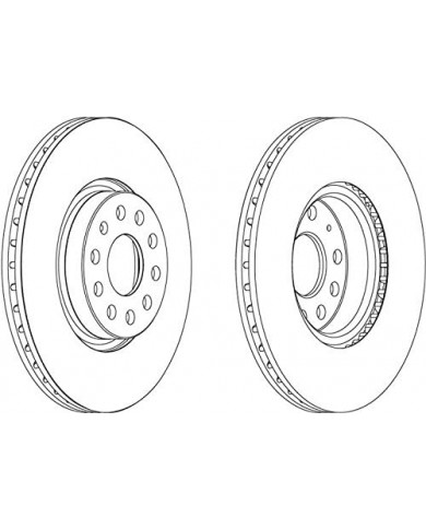 Ferodo DDF1305 - Premier Disco Freno - (confezione 2 pezzi) Ferodo DDF1305 - Premier Disco Freno - (confezione 2 pezzi)