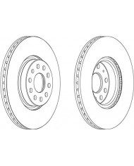 Ferodo DDF1305 - Premier Disco Freno - (confezione 2 pezzi) Ferodo DDF1305 - Premier Disco Freno - (confezione 2 pezzi)