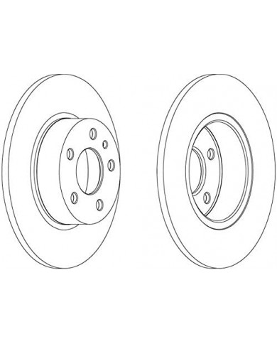 Ferodo DDF067 - Premier Disco Freno - (confezione 2 pezzi) Ferodo DDF067 - Premier Disco Freno - (confezione 2 pezzi)