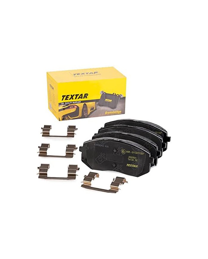 Textar Kit pastiglie freno per freno a disco, 2520501 Textar Kit pastiglie freno per freno a disco, 2520501