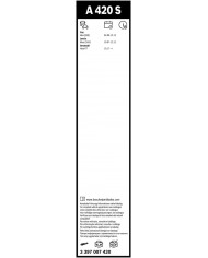 Tergicristalli Bosch Aerotwin A420S, Lunghezza 575mm/380mm, 1 set per parabrezza anteriore Tergicristalli Bosch Aerotwin A420S, Lunghezza 575mm/380mm, 1 set per parabrezza anteriore